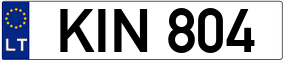 Truck License Plate